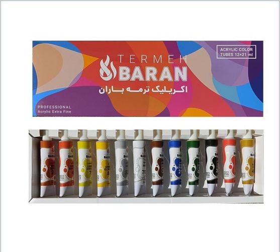 اکریلیک 12 رنگ 21 میل باران